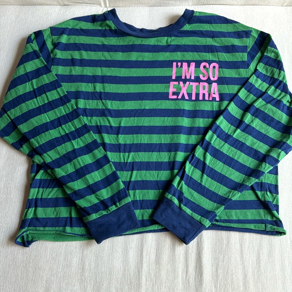 “I’m So Extra” Cropped Long Sleeve T-Shirt